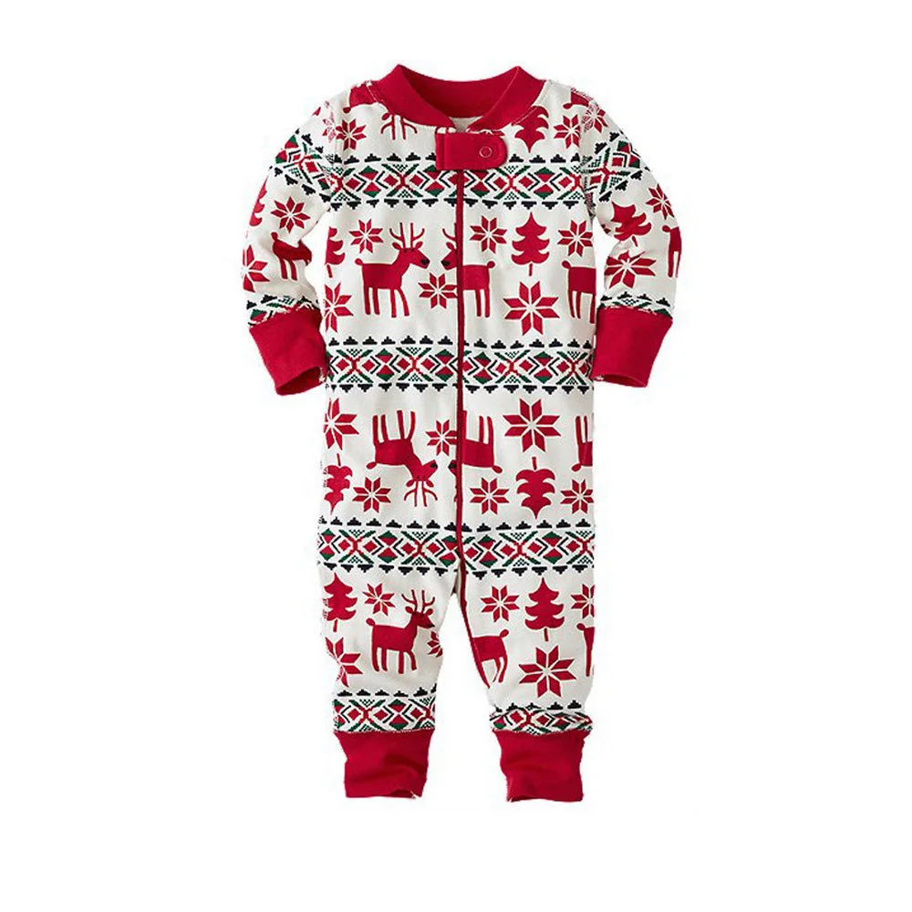 Christmas Deer and Snowflake Family Matching Set (with Pet's dog clothes)