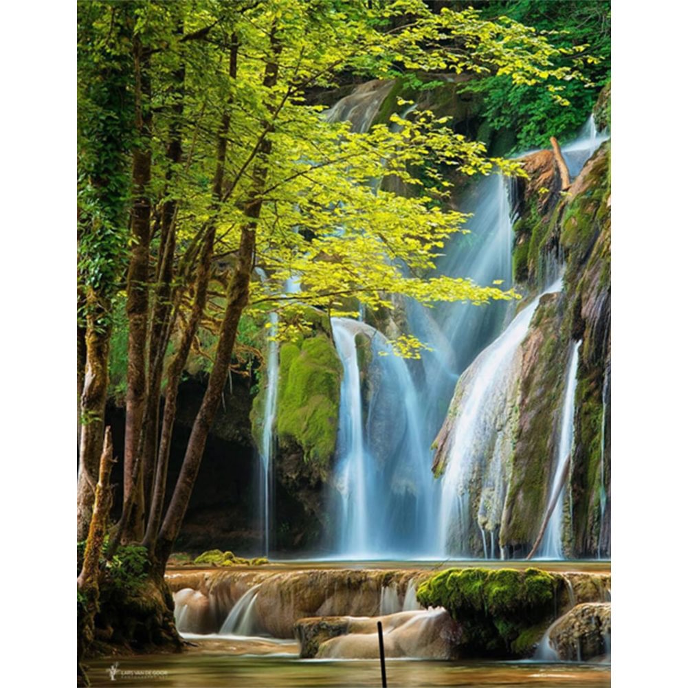 Paint By Number - Forest Waterfall