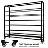 [US Local Warehouse] Fabric Roll Storage Rack Vinyl Roll Holder for Curtain/Wallpaper/Tablecloth
