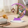 5D DIY Diamond Painting Special Shape Desk Ornament Flower Bird Decor Kit