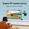 Stereo Transmitter Bluetooth-Compatible 5.2 Wireless AUX 2RCA TF for TV/Computer
