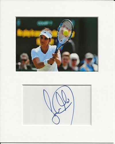 Sania Mirza tennis signed genuine authentic autograph signature and Photo Poster painting AFTAL