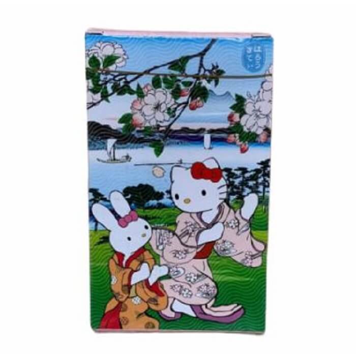 Taiwan EVA Air Hello Kitty Rabbit Kimono Japanese Garden Playing Cards Deck Collectible NIB 1 PC A Cute Shop - Inspired by You For The Cute Soul 