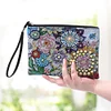 Diamond Painting Mandala Single Side PU Cosmetic Bag Ladies Clutch