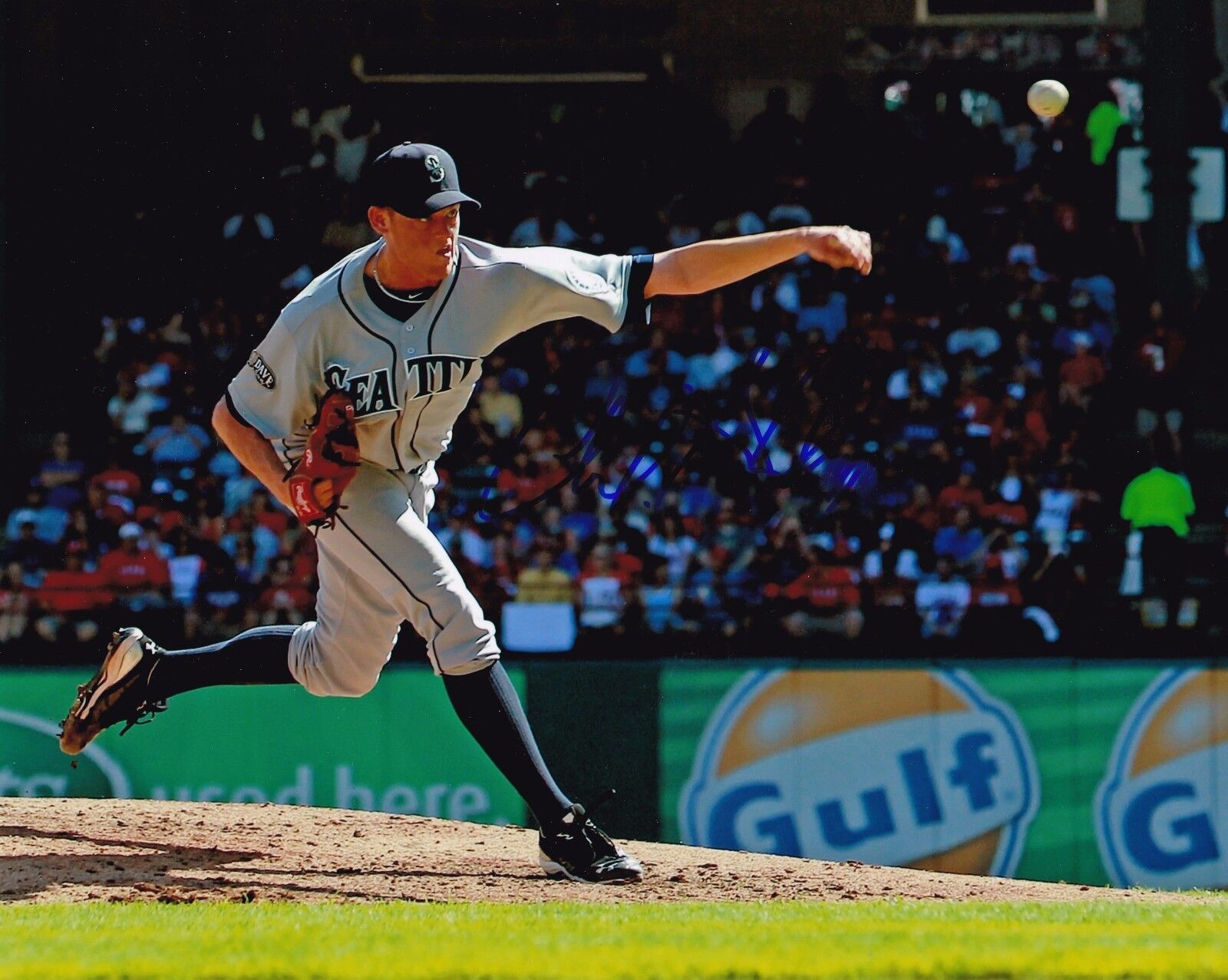 Charlie Furbush autographed 8x10 Seattle Mariners#S663