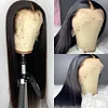 24 Inch Bone Straight Lace Front Human Hair Wigs HD Transparent Human Hair Lace Frontal Wigs 13x4 Straight Lace Closure Wigs