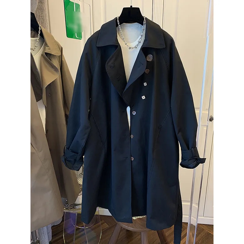 New Women's Trench Coat 2025 Spring Autumn Casual High-quality Ladies Outerwear Fashion Popular Be All-match Female Windbreaker