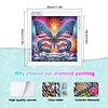 Diamond Painting-DIY Crystal Rhinestone Flag Butterfly