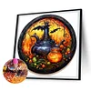 4Pack Halloween-Full Round Diamond Painting(30x30cm)