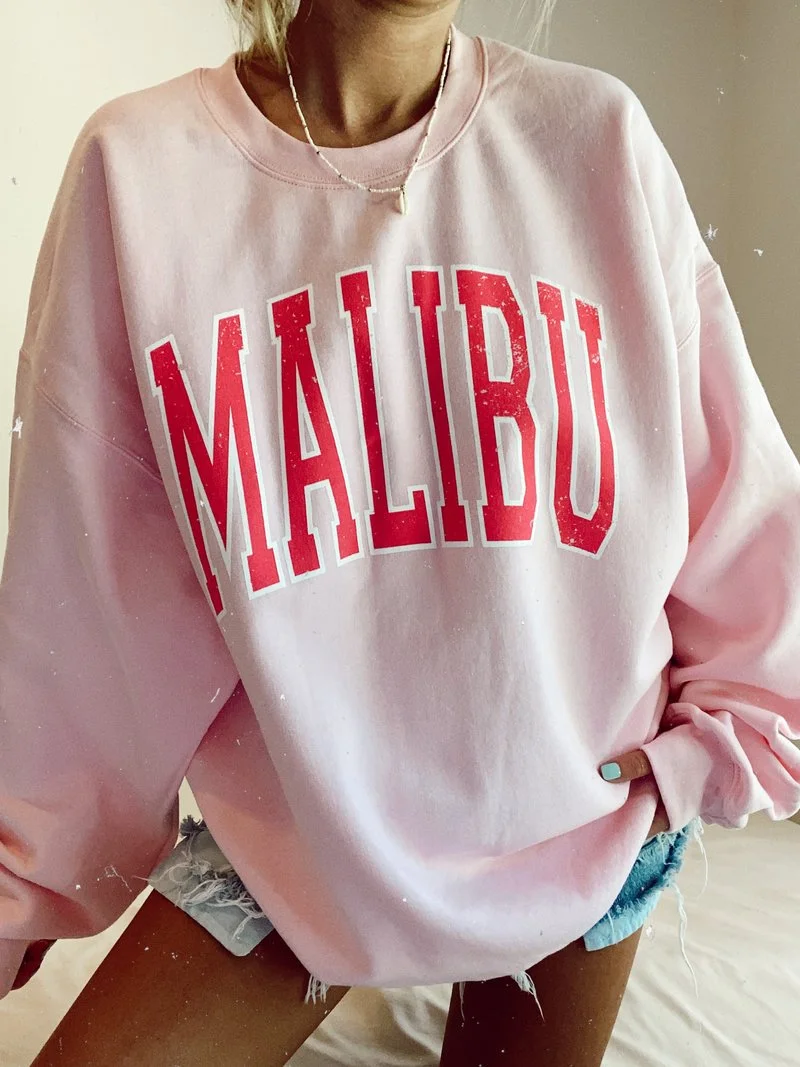 Malibu Vintage Basic Sweatshirt August Lemonade August Lemonade