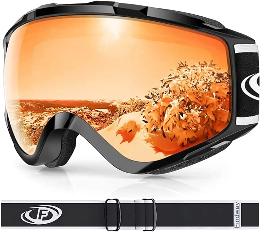 スノーボード[Petsupro] スキーゴーグル 紫外線カット 曇り止め 軽量 耐衝撃