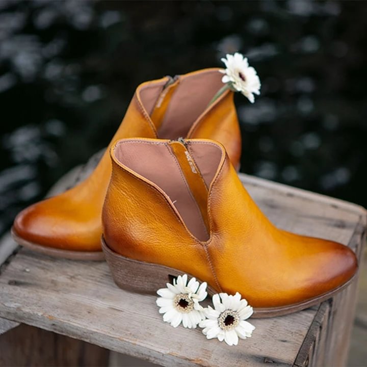 Women's Side Zip Ankle Boots