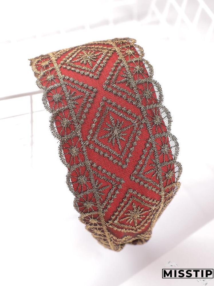 Wide Lace Decor Headband