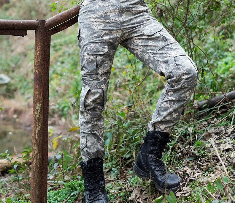 Man Pants Tactical Military Style Camouflage Hunt Pant for Man Army Urban Ripstop Train Python Overalls Cargo Pants Male Fashion