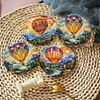4Pcs Diamond Painting Placemat Hot Air Balloon and Mountain Art Craft Supplies