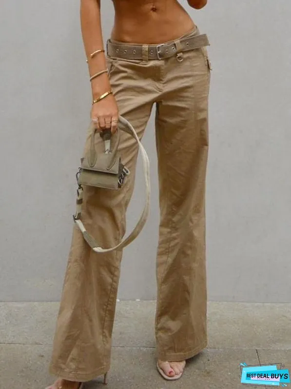 School Bag Buckle Belt Pocket Casual
