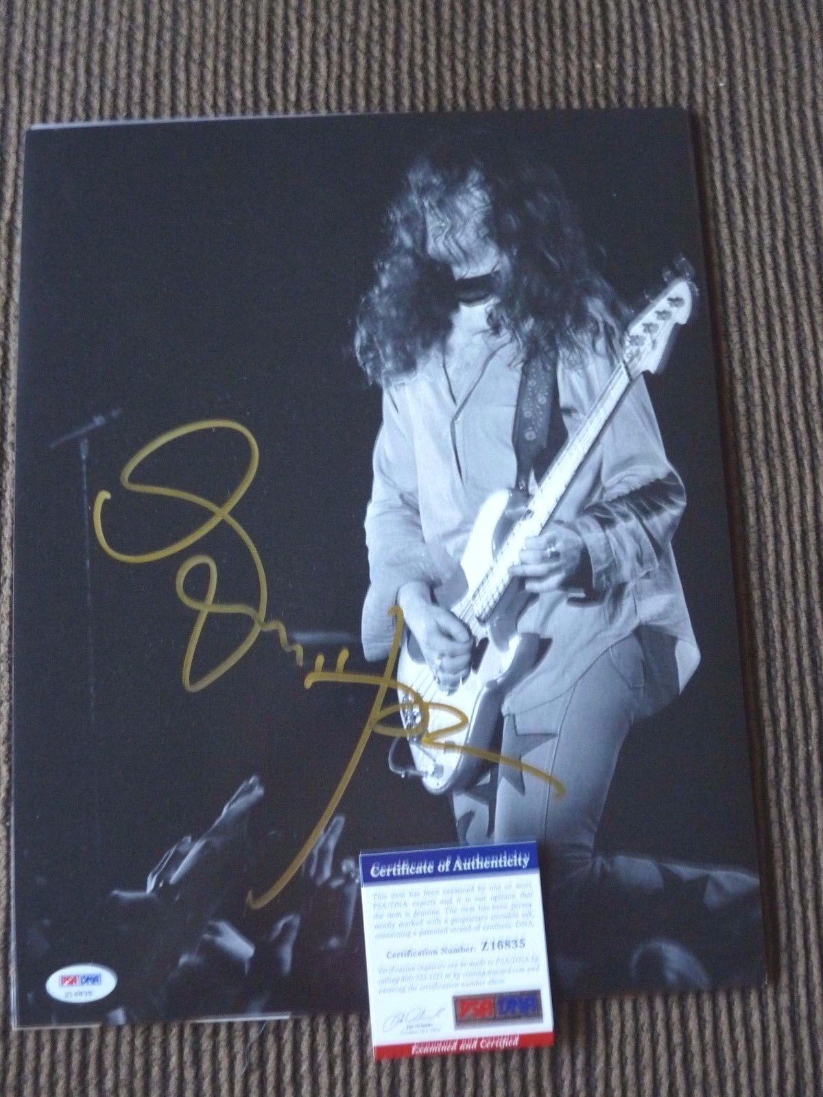 Glenn Hughes Deep Purple Sabbath Signed Autographed 11x14 Photo Poster painting PSA Certified F1