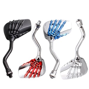 Distinctive Skull Skeleton Hand Rearview Side Mirror