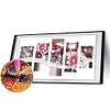 Diamond Painting -DIY Full Round Drill Flower 5-pictures Combination(95x45cm)