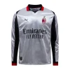 AC Milan Fourth Kit - Silver Version  Long Sleeve Soccer Jersey 2025/26