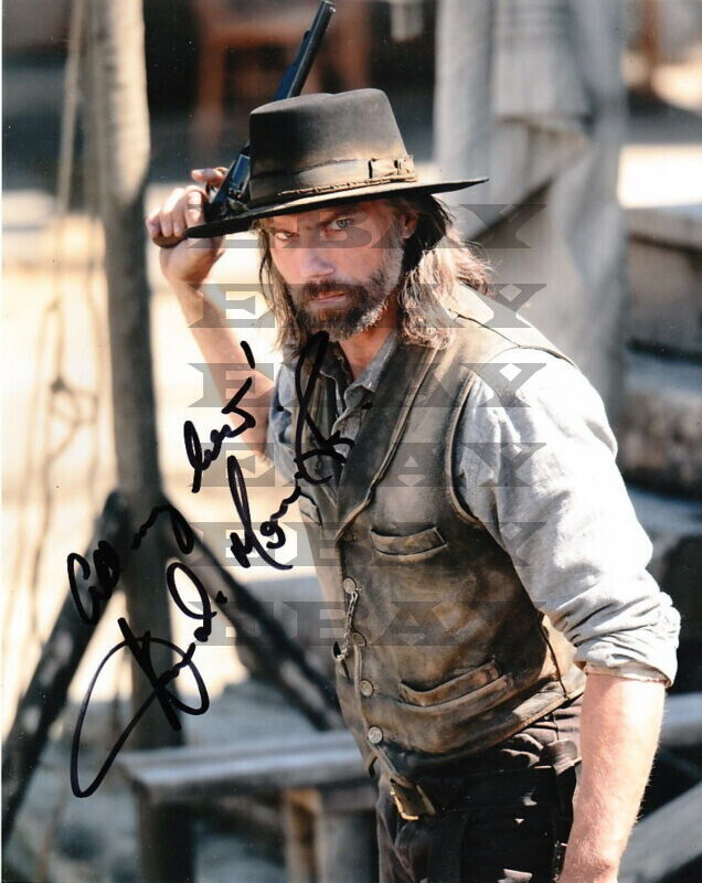 ANSON MOUNT Hell On Wheels Autographed Signed 8x10 Photo Poster painting Reprint