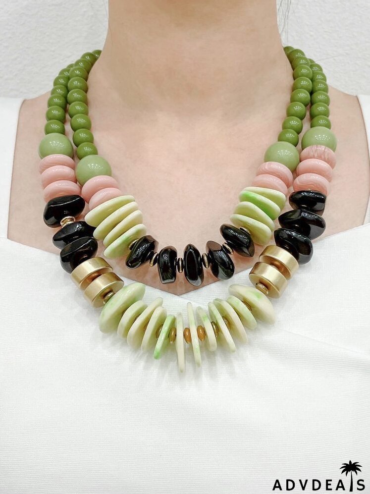 Beaded Layered Necklace