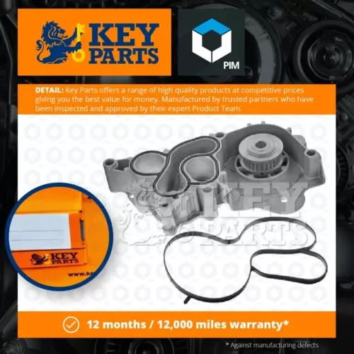 Water Pump fits AUDI A4 B9 1.4 15 to 19 CVNA Coolant KeyParts 04C121600K Quality Parts
