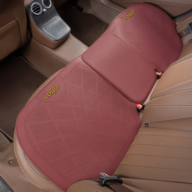2025 new ultra-thin car seat cushions for all seasons, nappa leather ventilation and breathable seat cushions, high-grade semi-wrapped cushions