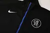 Joyfball 2025/2026 Chelsea Long Zipped Jacket Black Soccer Jersey 1:1 Thai Quality 