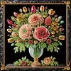 (Multi-Style)Dark Color Vase-Partial Special Shaped Diamond Painting 30*30CM