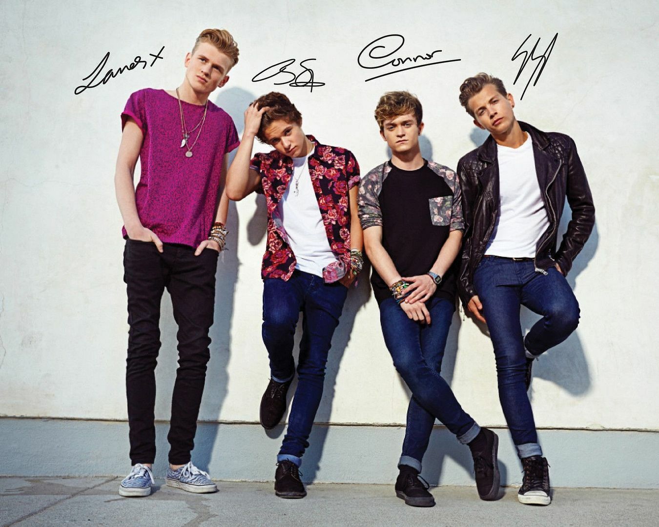 The Vamps Autograph Signed Photo Poster painting Print 2