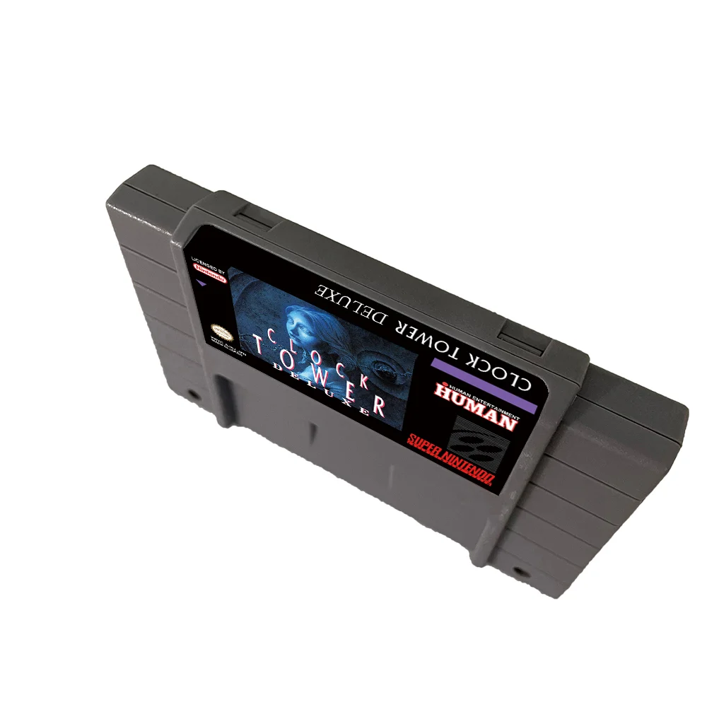 Clock Tower Deluxe SNES For Super Nintendo Entertainment System - 16 Bit US Version Game Cartridge