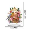 DIY Flower Bird Cage Diamond Painting Ornaments（Single-Sided）