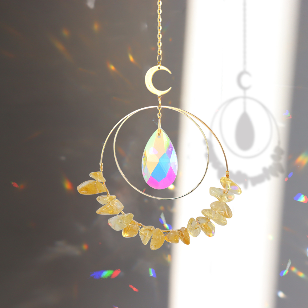 

Big Circle (Yellow) - Art Crystal Suncatcher, 501 Original
