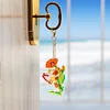 >SALE<10PCS Double Sided Special Shape Diamond Art Keyring (Flower Fairy)