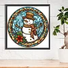 Diamond Painting-DIY Crystal Rhinestone Xmas Snowman
