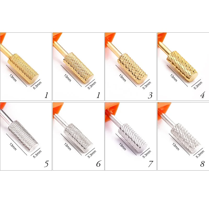 Tungsten steel Milling Nail Drill Bit  Machine Carbide Nail Drill Bits Ceramic Carbide Milling Cutters For Nail Drill-Nail Inspo