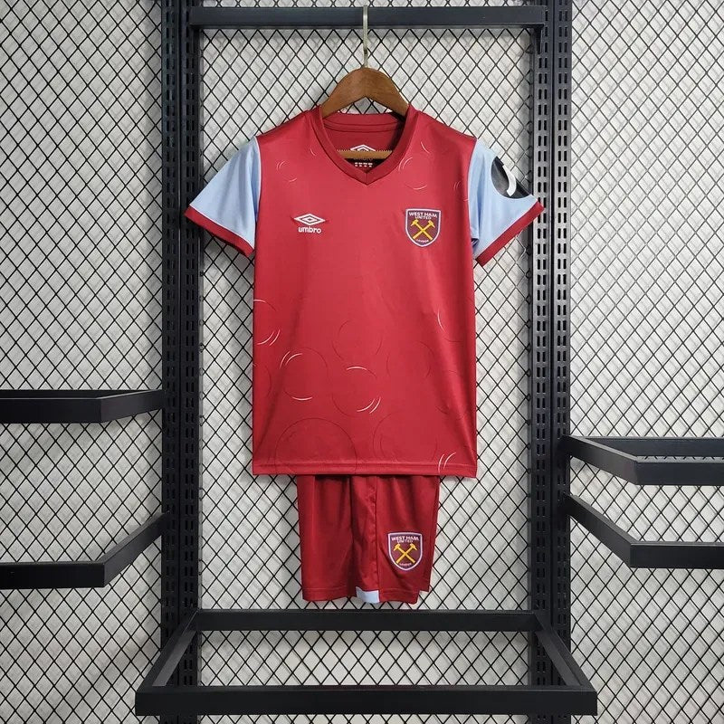 2023/2024 Kids Size West Ham United Football Shirt Home 1:1 Thai Quality mysite