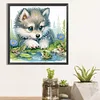 Diamond Painting-DIY Crystal Rhinestone Wolf