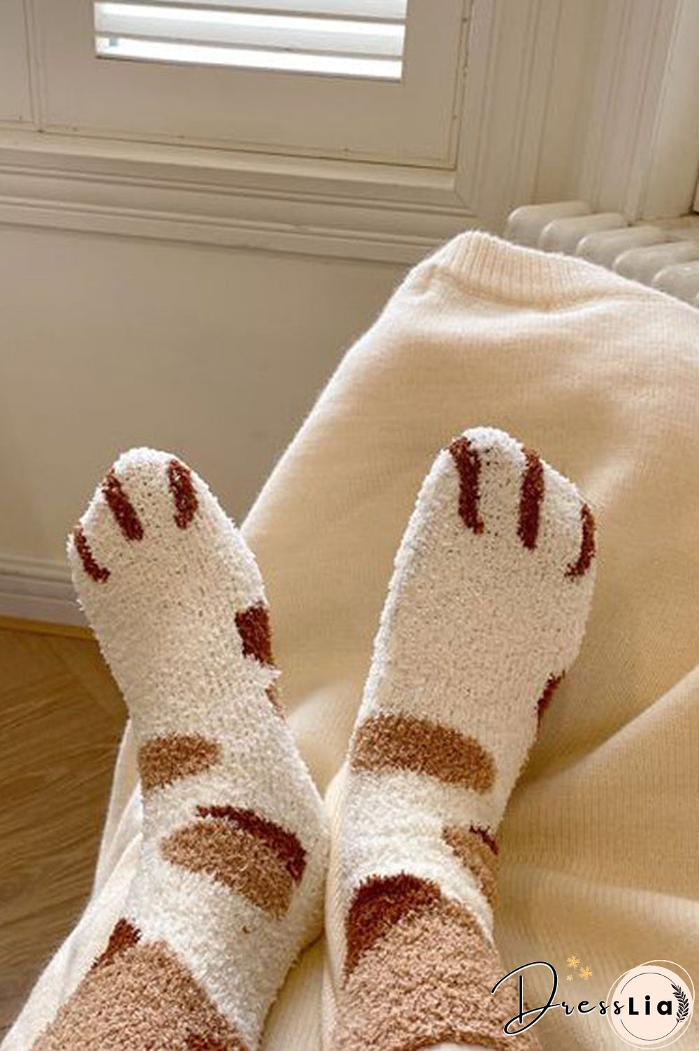 Cat Claws Cute Thick Warm Sleep Floor Socks