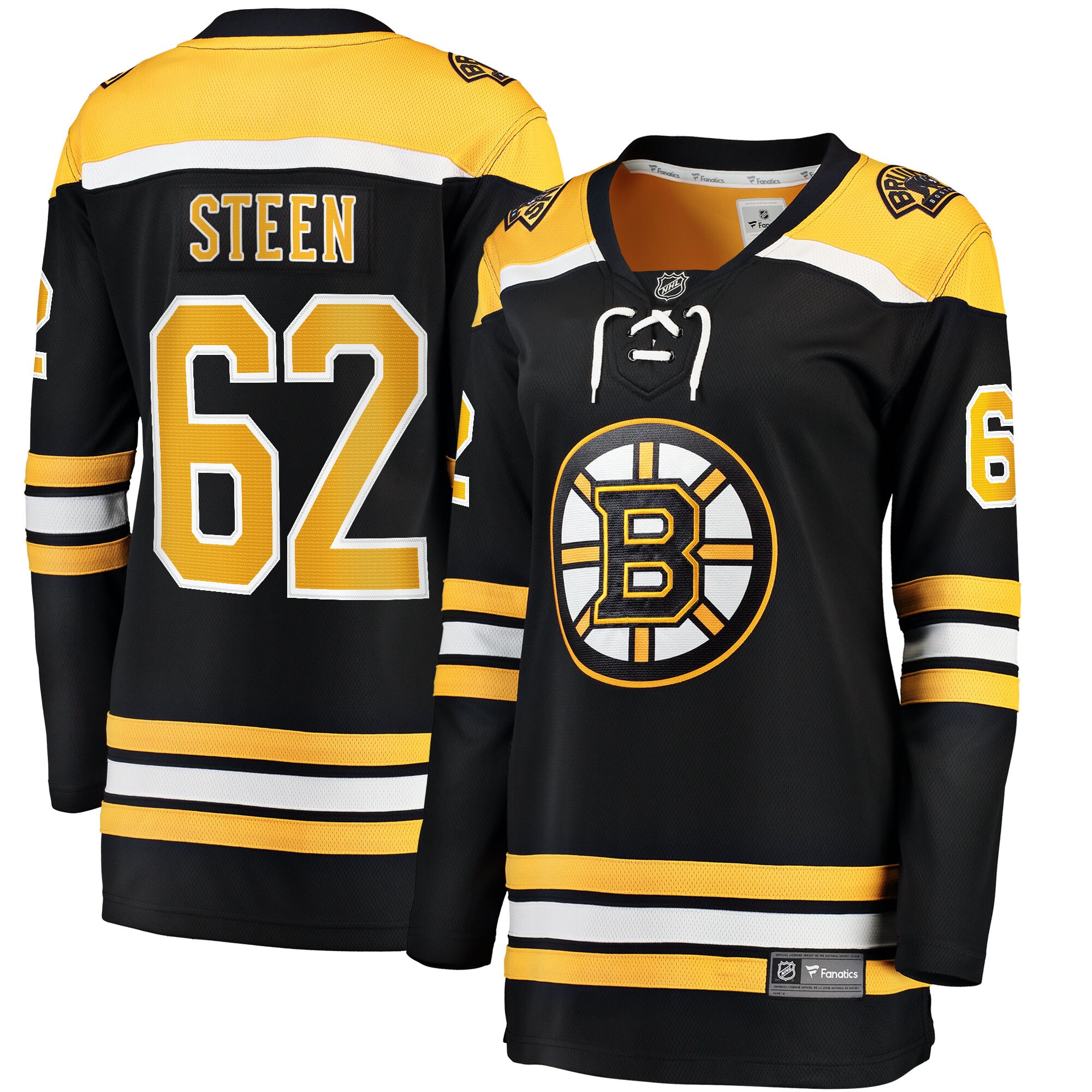 Oskar Steen Boston Bruins Fanatics Women’s Home Breakaway  Jersey – Black mysite