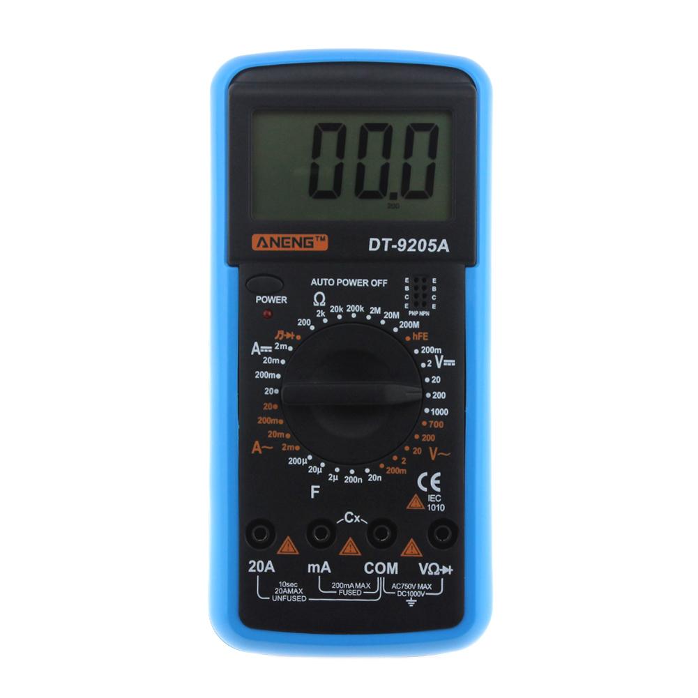 

DT-9205A AC DC Digital Multimeter Electric Handheld Tester Meter, 501 Original