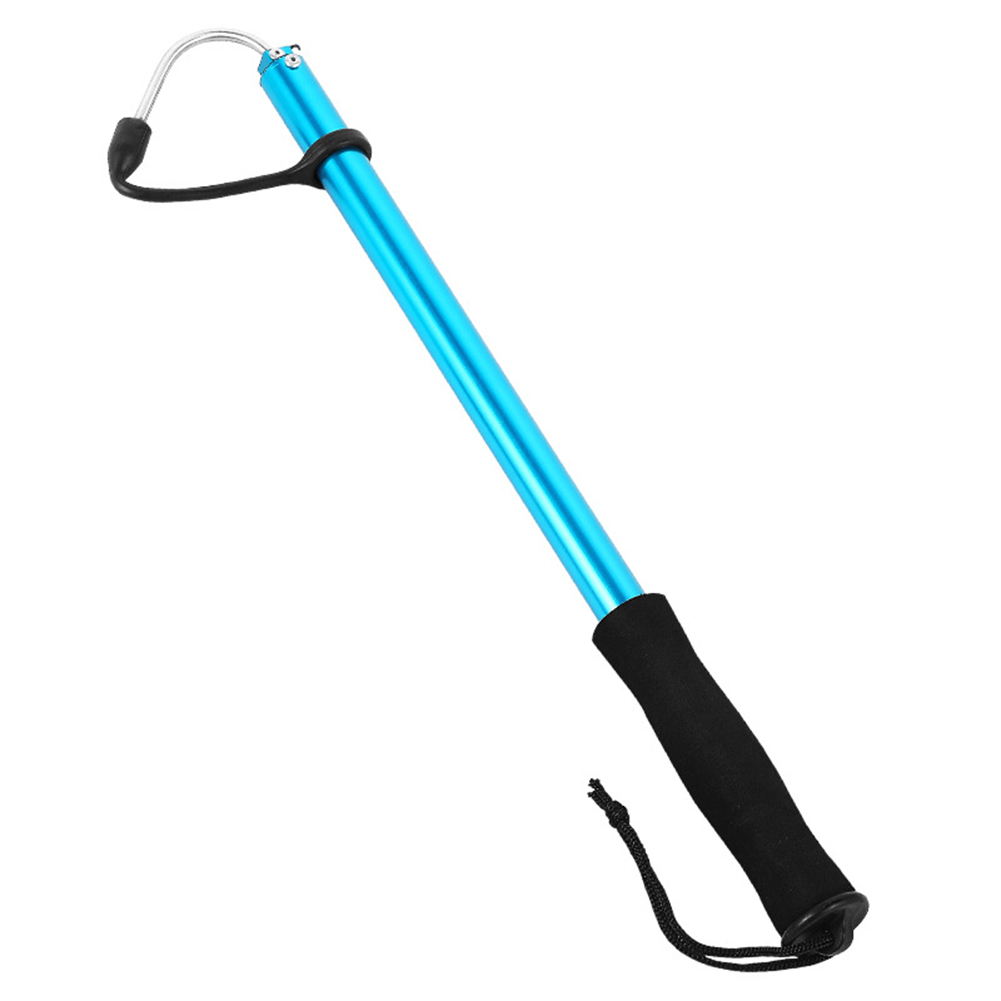 

116cm Telescopic Retractable Fish Gaff Ice Sea Fishing Spear Hook Gripper, 501 Original