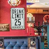 Drinking Limits - Metal Tin Signs(8*12Inch/12*16Inch) - Bar