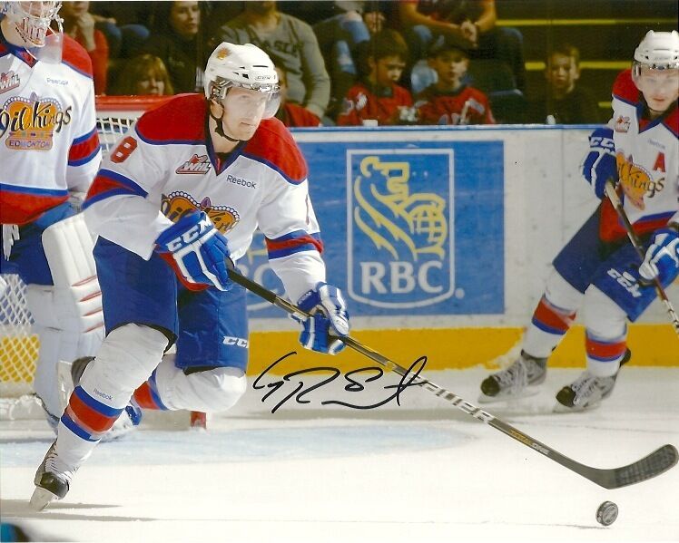 Edmonton Oil Kings Griffin Reinhart Autographed Signed 8x10 Photo Poster painting COA SEVEN