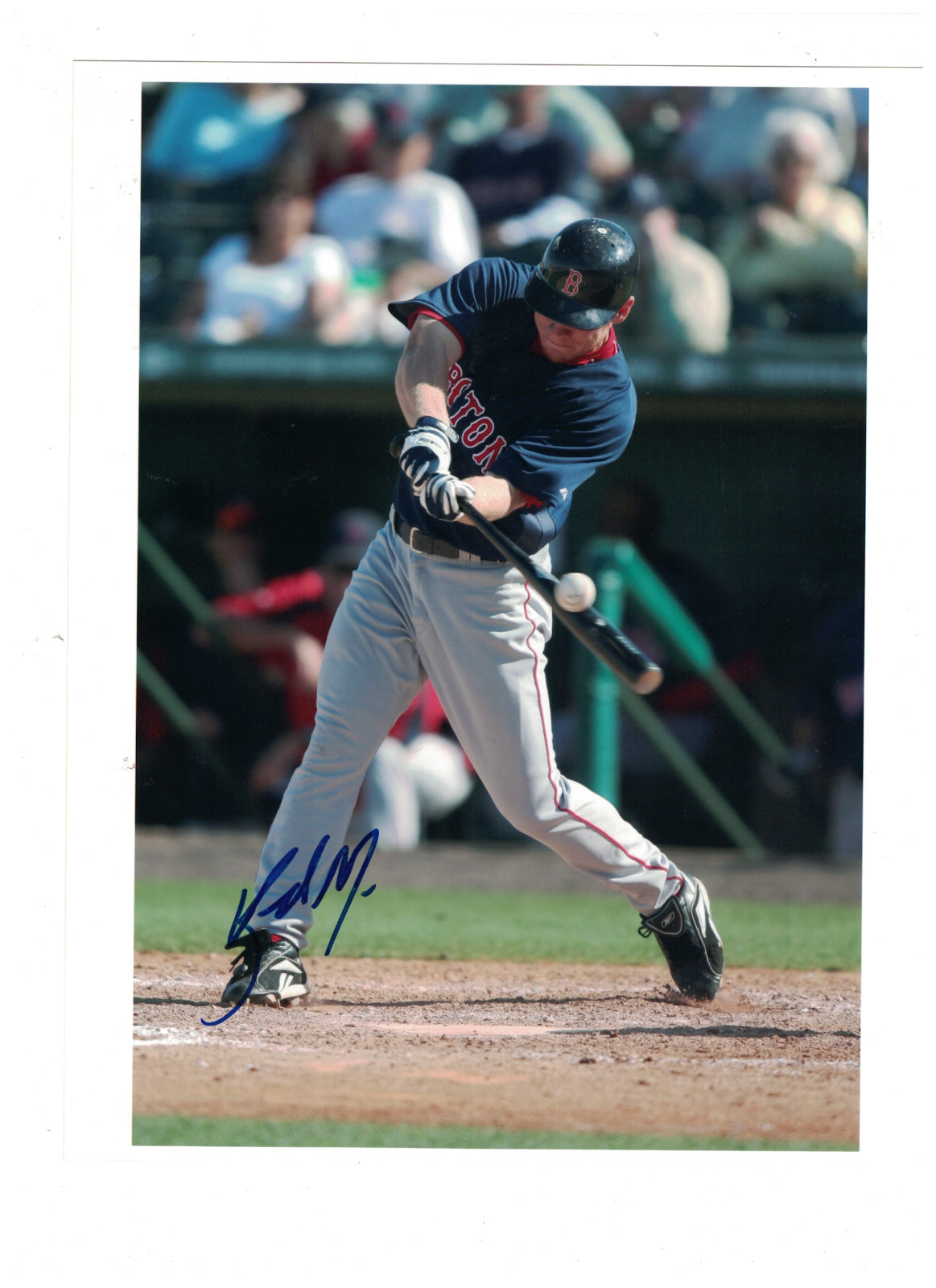 Brandon Moss Boston Red Sox Signed 8x10 Photo Poster painting W/Our COA JH