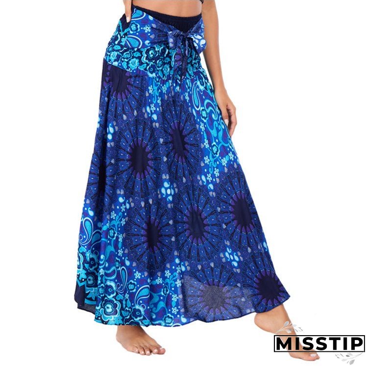 Leisure In Spring and Summer Asia Style Half Skirt Holiday Skirt Big Hem Skirt
