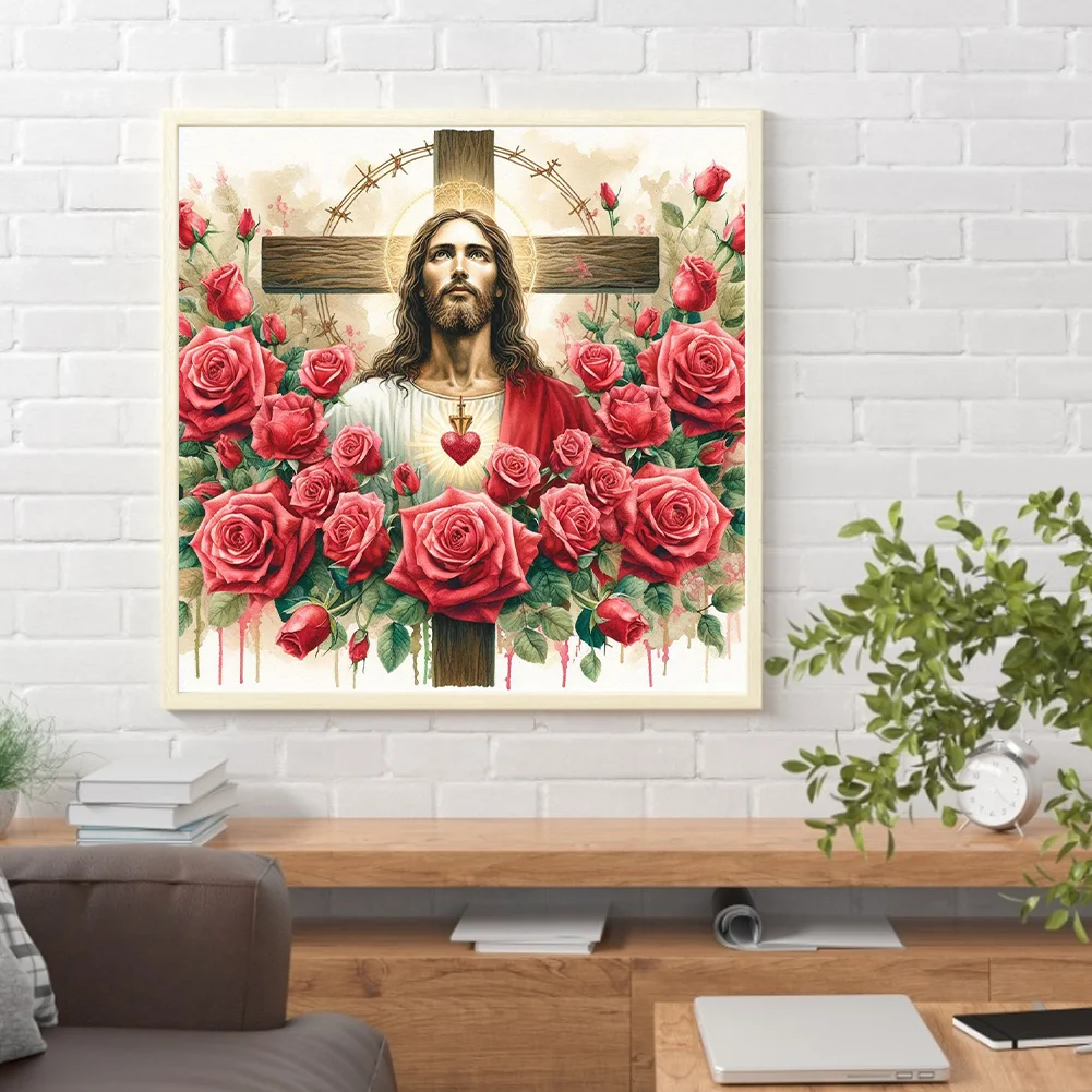 Diamond Painting - Full Round Drill - Jesus(Canvas|40*40cm)