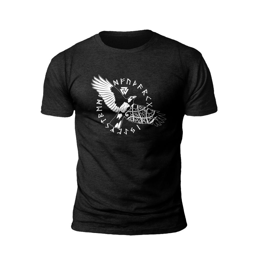 Mystic Raven with Runes T-Shirt