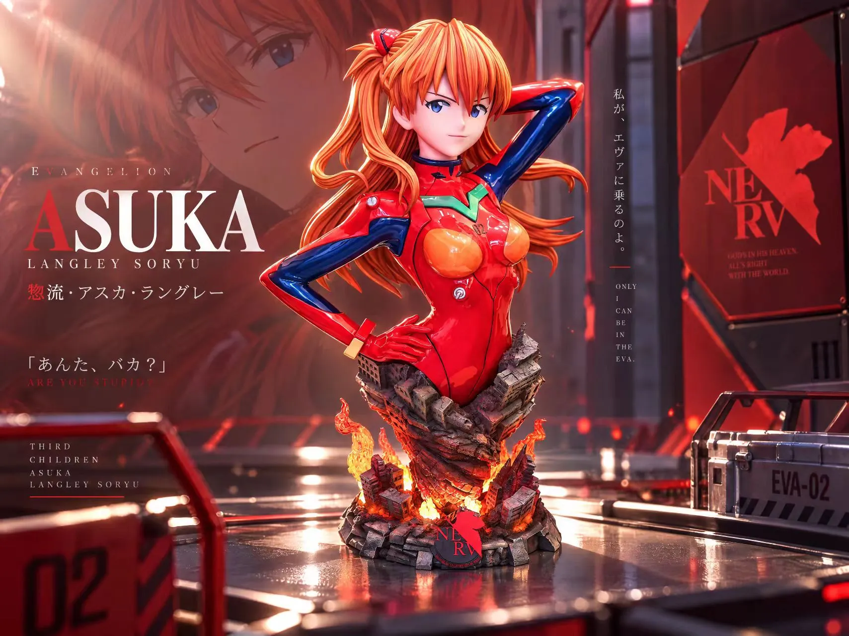 LIYUE Studio - Asuka Langley Soryu Neon Genesis Evangelion-